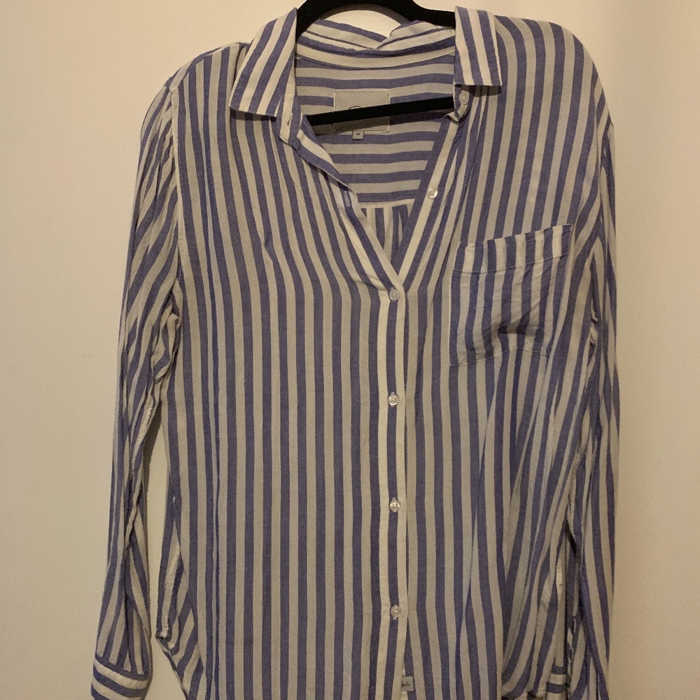 RAILS Striped Blouse